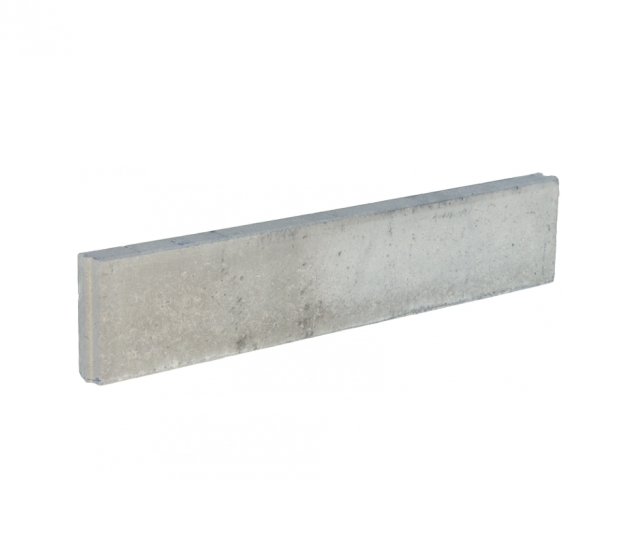 Opsluitband 10x20x100 visbek, granietbasaltina A16  cm grijs