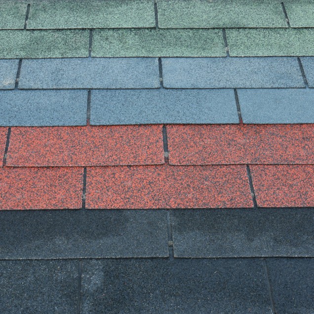 Dakshingles per pak à 3 m2, zwart.