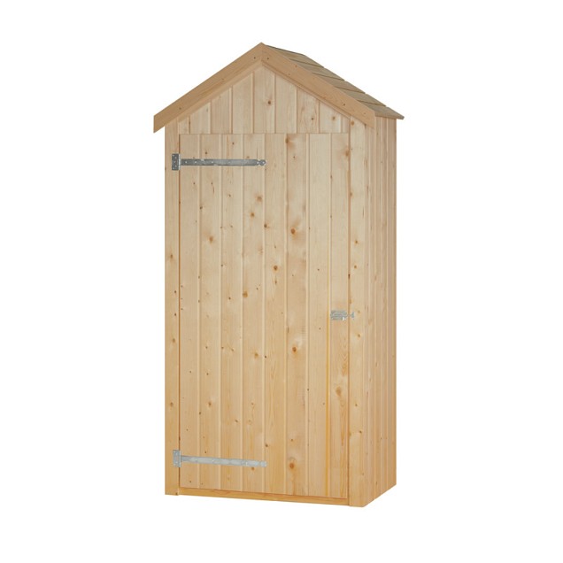 Tuinkast Dahlia 215 x 100 x 58 cm (HxBxD), groen geïmpregneerd.