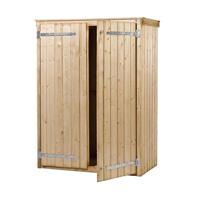 Tuinkast Zonnebloem 190 x 137 x 70 cm (HxBxD), groen geïmpregneerd.