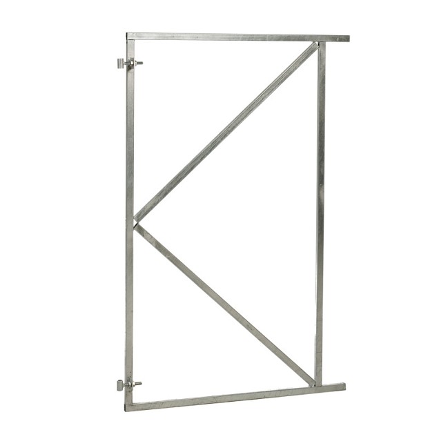 Verstelbaar stalen poortframe 90 x 155 cm, vuurverzinkt.