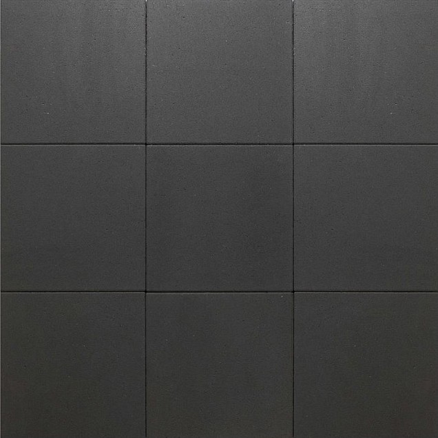Tuintegel 50x50x5 cm zwart minifacet