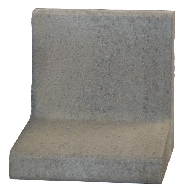 L-Hoeksteen Grijs 80x40x40cm