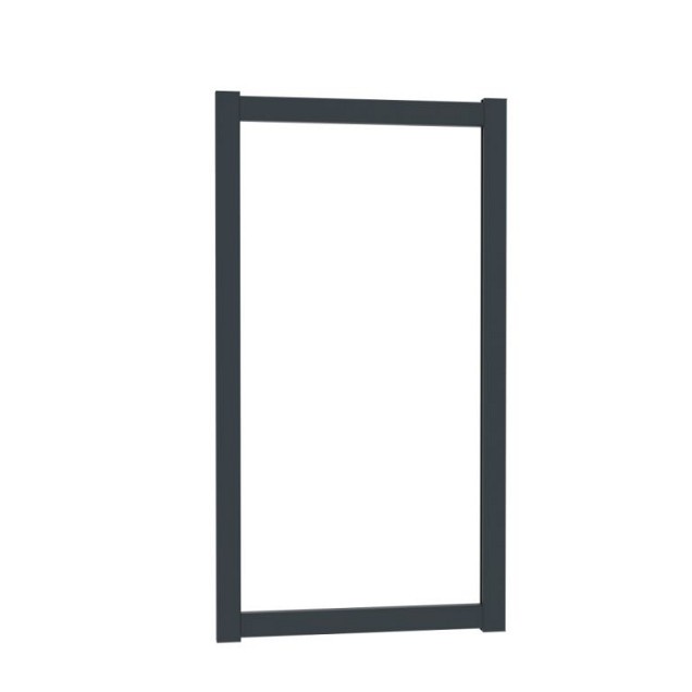 Boston alu vulbaar poortframe 98x183cm RAL9005 incl insteekslot