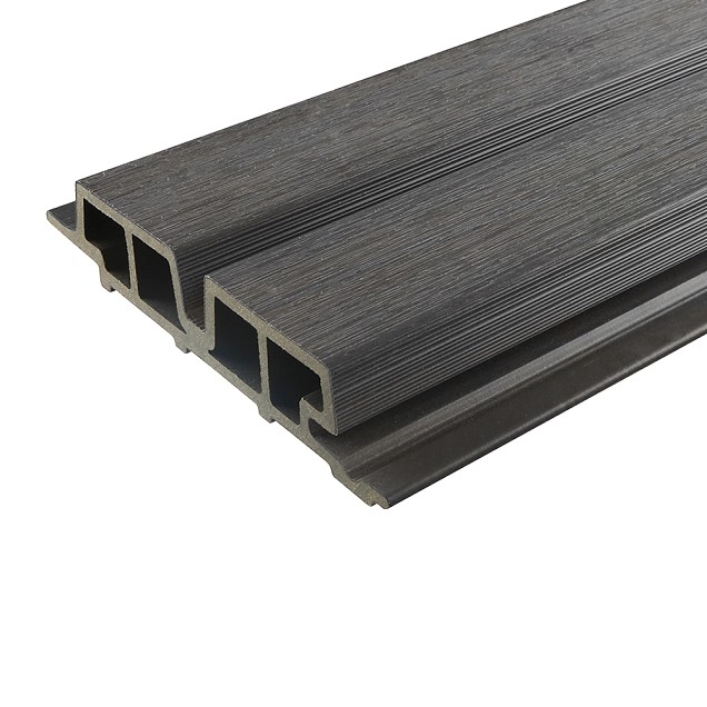 WPC WEO60 Gardenwall Dark Grey 33x170x2900mm E