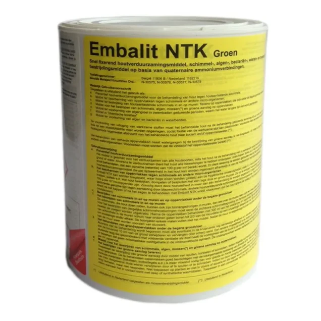 Embalit Impregneervloeistof 75 cl, zwart.