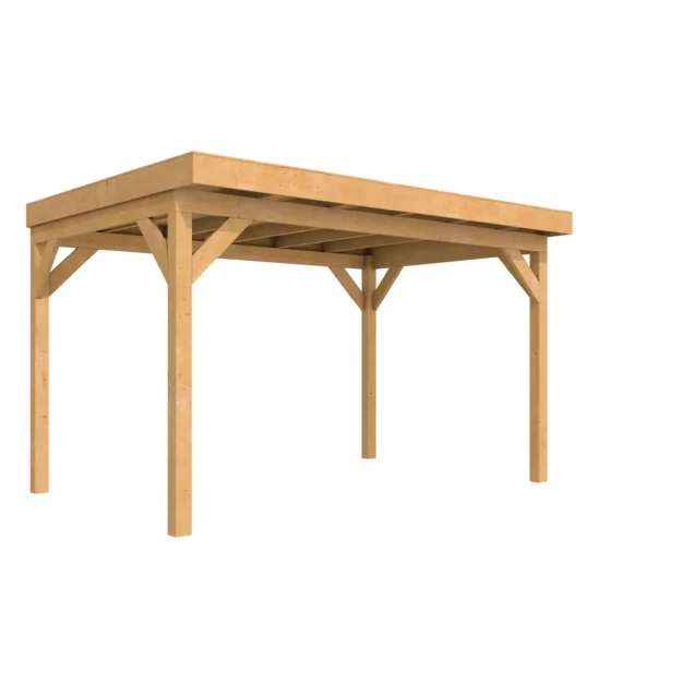 Douglasvision buitenverblijf Comfort 400 x 270 cm, kleurloos geïmpregneerd.