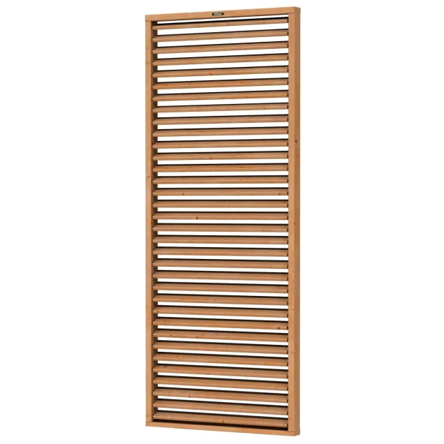 Shutterscherm Excellent vuren, 90 x 224 cm, kleurloos ge#mpregneerd.