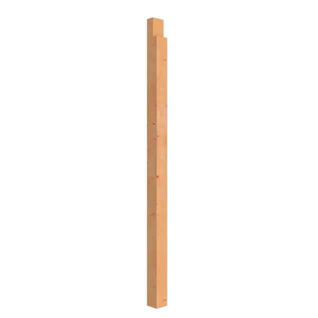 Extra staander Buitenverblijf Comfort,  12x12 cm geschaafd, onbehandeld