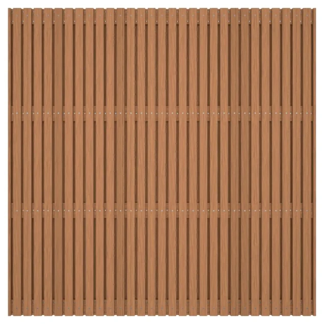 Thermovision Ayous geschaafd latten scherm. recht horizontaal/verticaal. 180x180 cm