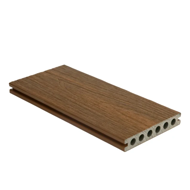 NTW composiet co-extrusie houtstructuur 2.3x13.8x400cm Teak