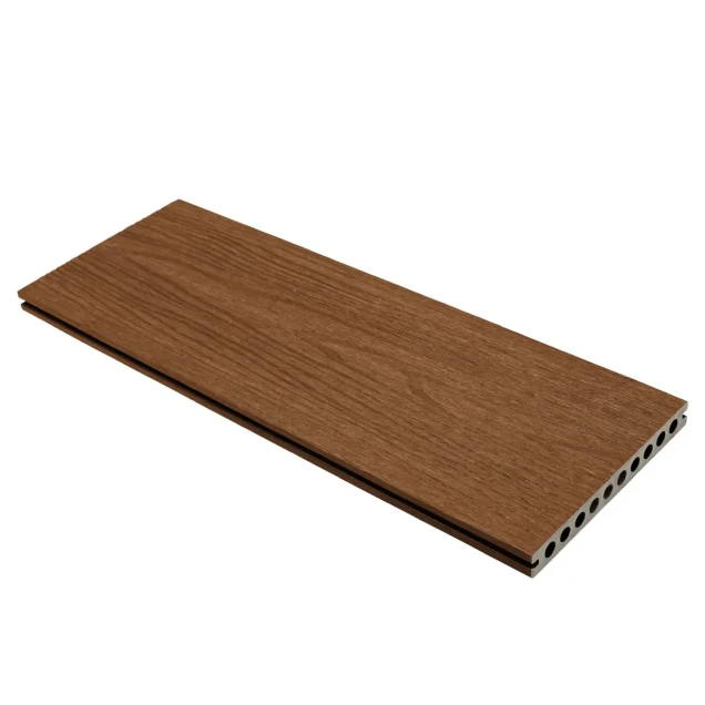 NewTechWood composiet co-extrusie dekdeel houtstructuur 2.3x21x400 cm Teak