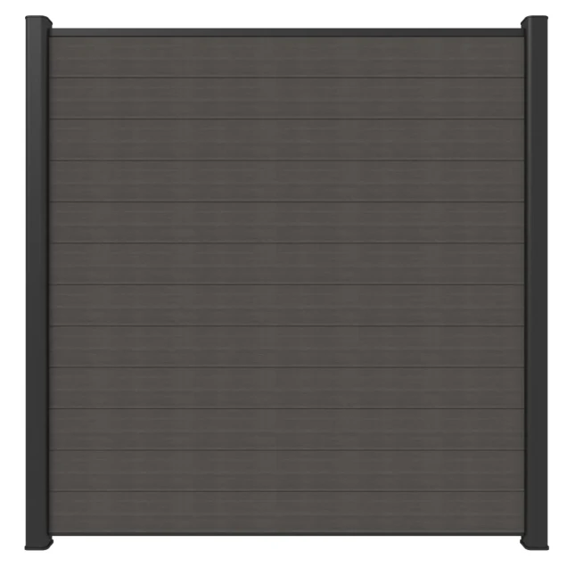 Newtechwood co-extrusie composiet scherm, 180x180 cm, silver gray.