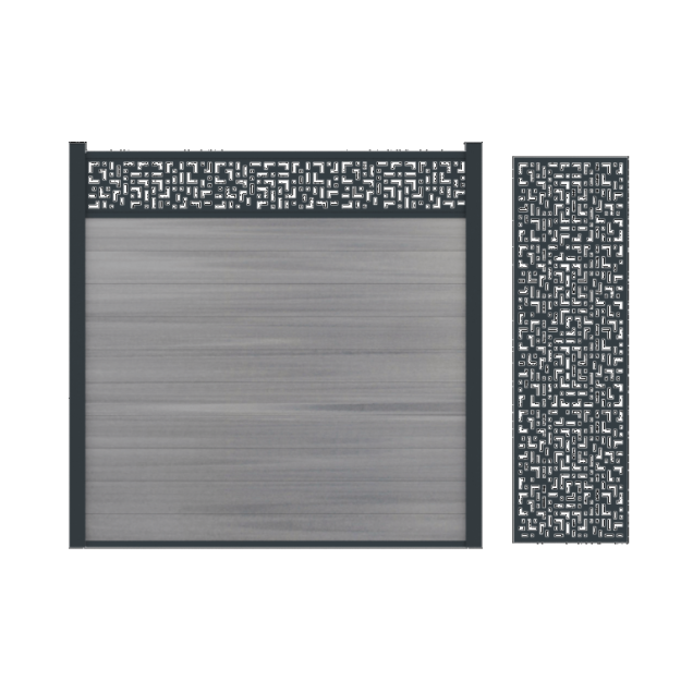 Boston Decopaneel Crios horizontaal 30x175 cm dikte 2 mm RAL7016