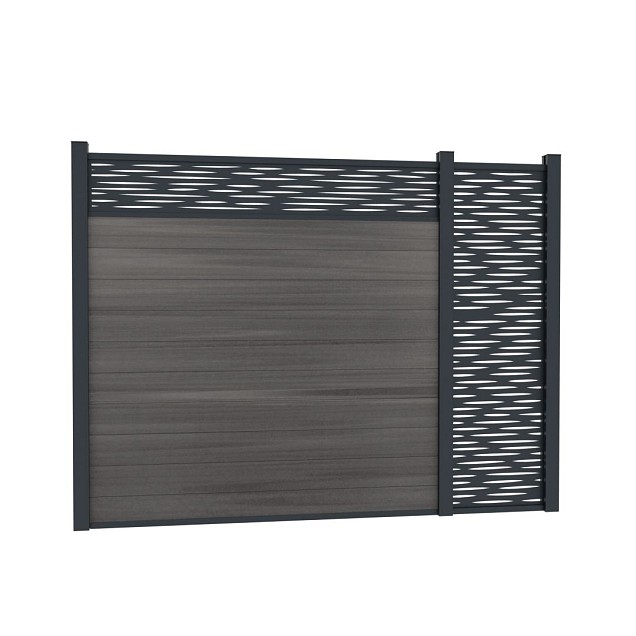 Boston Decopaneel Lamia horizontaal 30x175 cm dikte 2 mm RAL7016