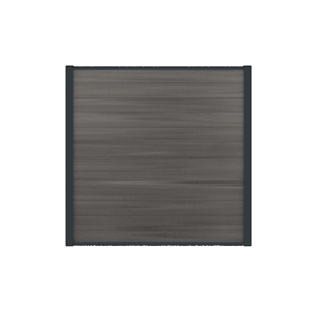 WPC Premium fence board Dark Grey 21x160mm (wb 150mm) L-178cm