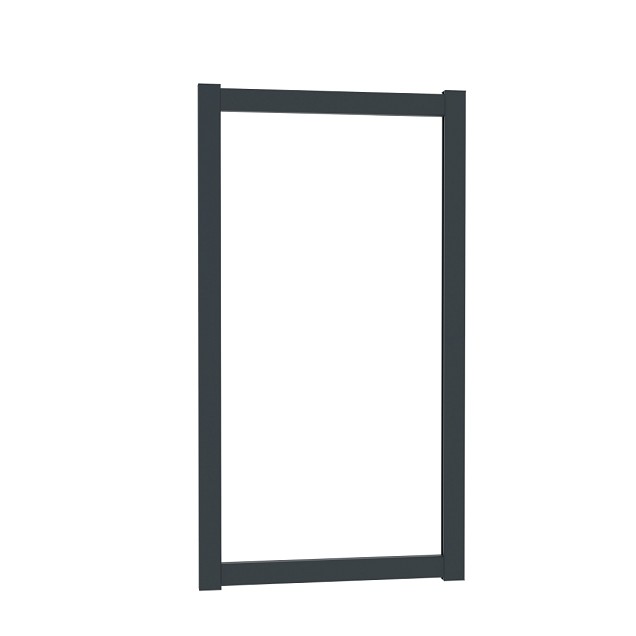 Boston alu vulbaar poortframe 98x183cm RAL7016 incl insteekslot