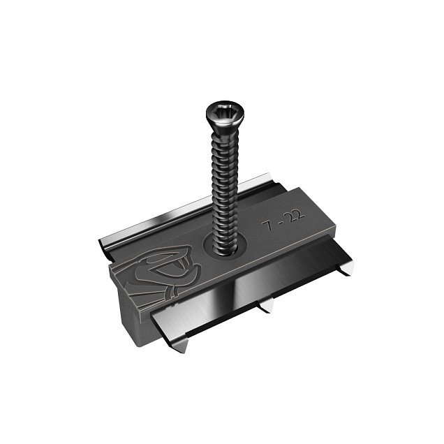Cobra hybride Clip 7-22 M montageset tbv Bamboe schroef 4,2x35 mm 90st + Bit per set