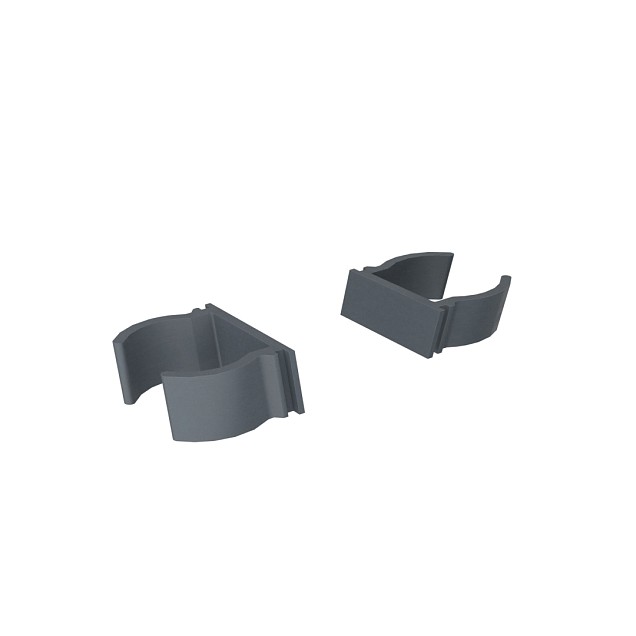 Boston plastic rhombus wedges 15º-10mm RAL7016 22st Links + 22st rechts