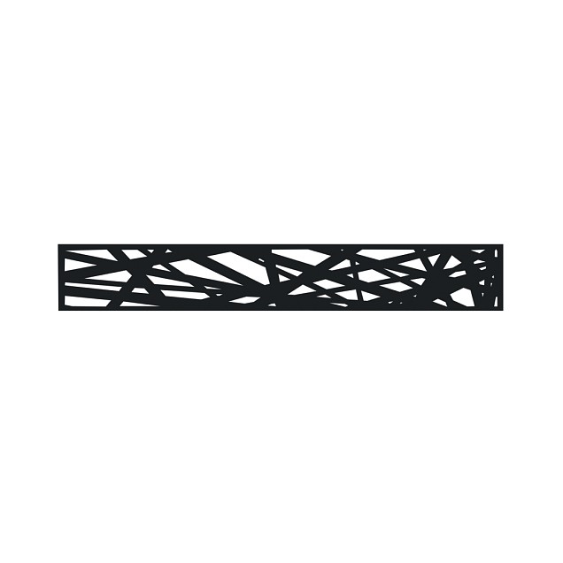 Boston Decopaneel Hera horizontaal 30x175 cm dikte 2 mm RAL9005