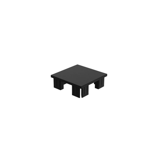 Boston pvc paalkap 75*75mm RAL9005
