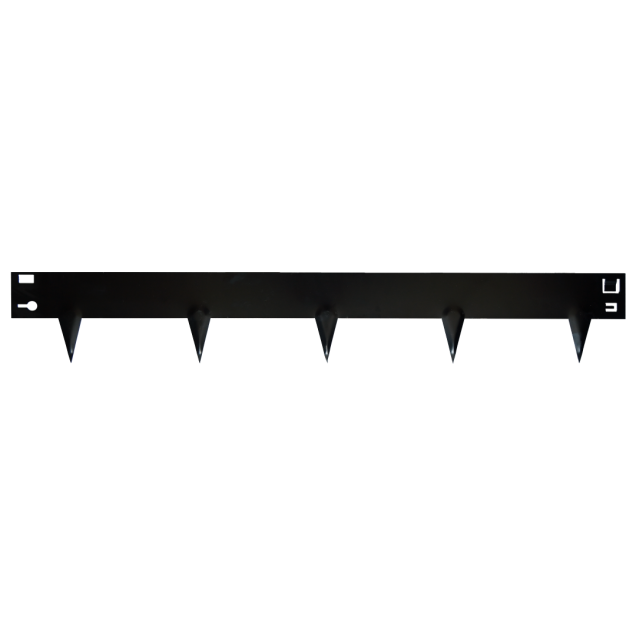 WS Stalen Borderrand Flexibel Zwart 16x106 cm