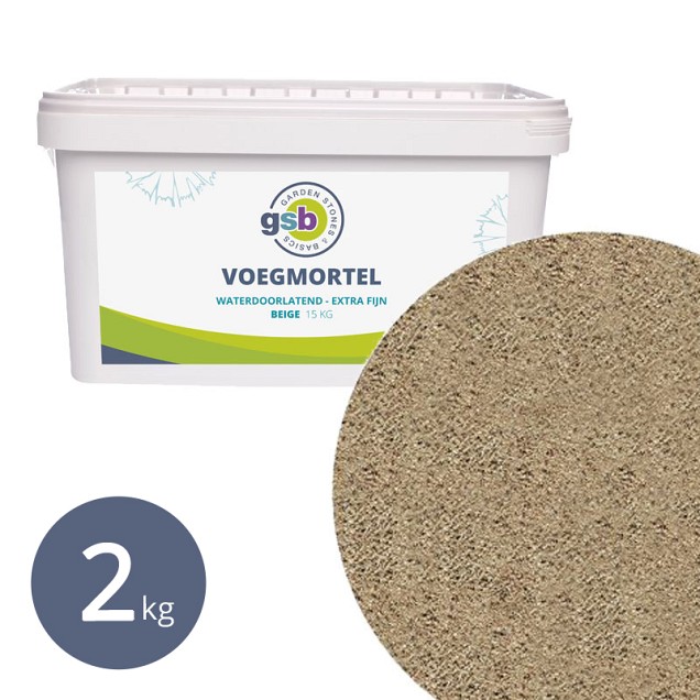 GSB Voegmortel fijn 2 kg - Beige