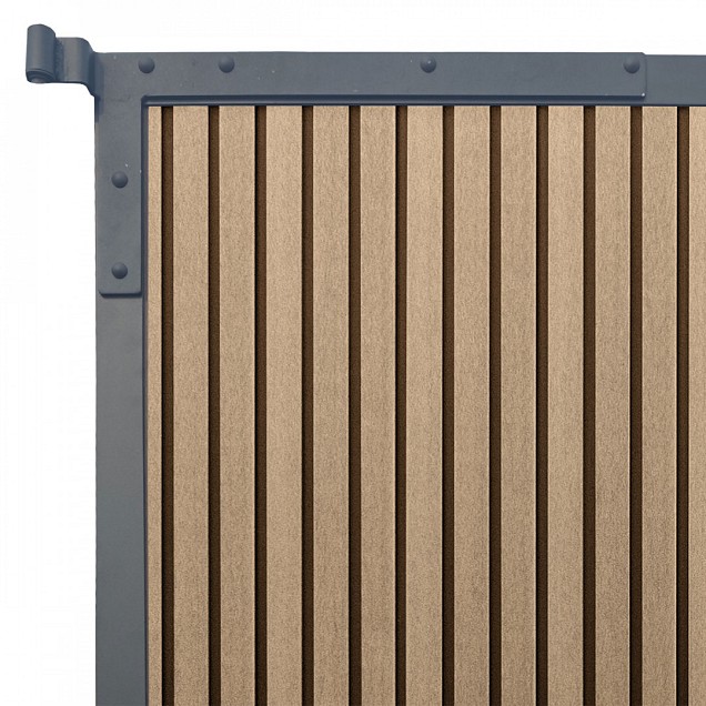 Tuindeur composiet LineaFence Eiken- 90x180 cm