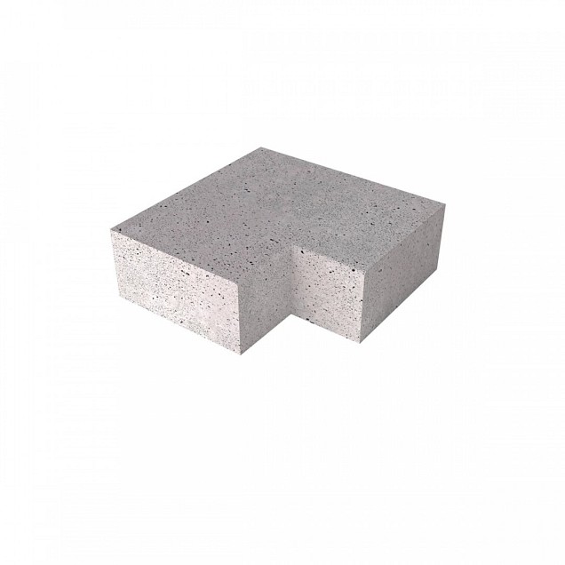 SV Oudhollandse trap hoekstuk 90° binnenhoek grijs 60x60 (40x20)cm