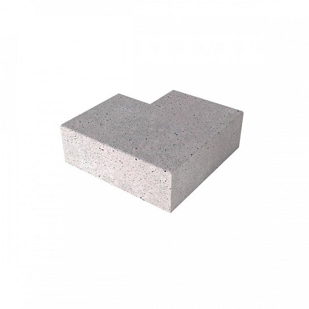 SV Oudhollandse trap hoekstuk 90° buitenhoek grijs 60x60 cm (40x20)