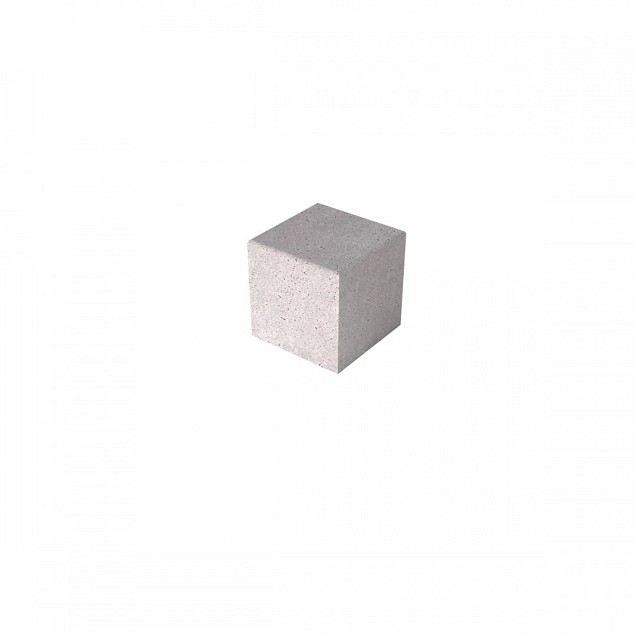 SV Zitelement vierkant 50x50x50 cm grijs