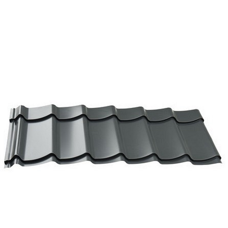 Dakpanplaten t.b.v. Douglasvision kapschuur Comfort 600 x 320 cm, (23 M2), antraciet.