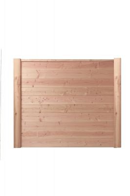 Douglas geschaafde afdekregel met sponning 4,5 x 7,0 x 400 cm blank.