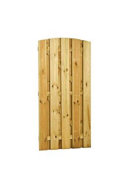 Geschaafde plankendeur grenen 90 x 179 cm, recht verticaal.