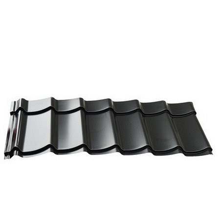 Dakpanplaten t.b.v. Douglasvision kapschuur Comfort 500 x 320 cm, (19 M2), zwart.