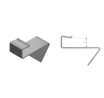 Begin/Eindklem RVS (10 mm)