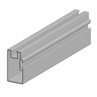 Aluminium balk 4.000x40x75 mm