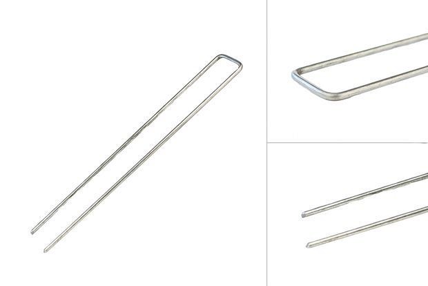 Kunstgras-/Gronddoekpennen metaal 20 x 3 cm