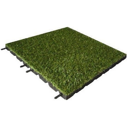 Aslon kunstgrastegels 50x50x3cm met pennen (4 pennen)