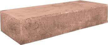 Oudhollandse traptrede massief 100x40x20 cm roodbruin (op bestelling)