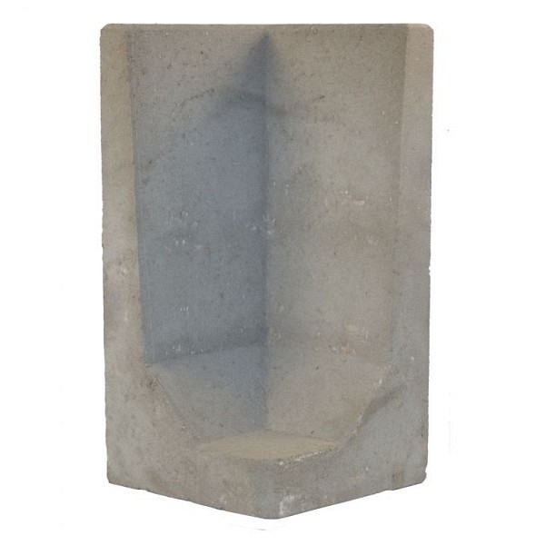 L-hoekelement Grijs 100x40x40cm