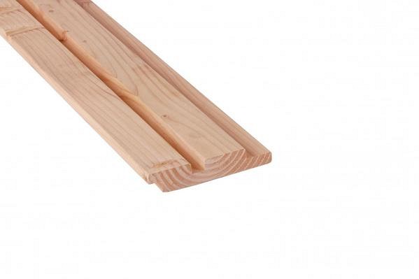 Douglas geschaafd rhombusprofiel 2,7x14,5 cm, onbehandeld