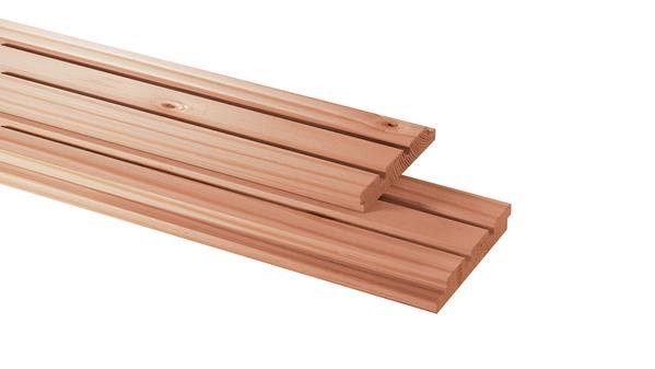 Douglas geschaafd triple profiel 2.1x14 cm onbehandeld
