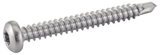 Brise soleil RVS AISI304 schroef 5,5x32mm  50 schr./doosje