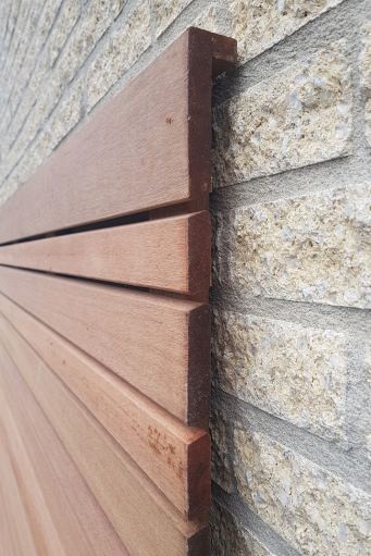 Keruing scherm 52 Rhombus variable 180x180cm Premium FCQ