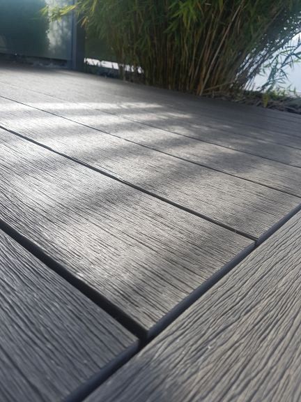 WPC 23x210x3000 mm Fiberdeck Vintage Lunar Grey  / Cedar