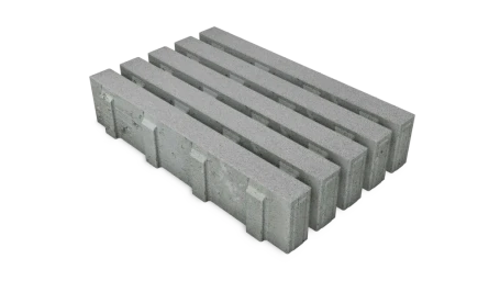 EcoSteen Stroke 60x40x12 cm Grijs